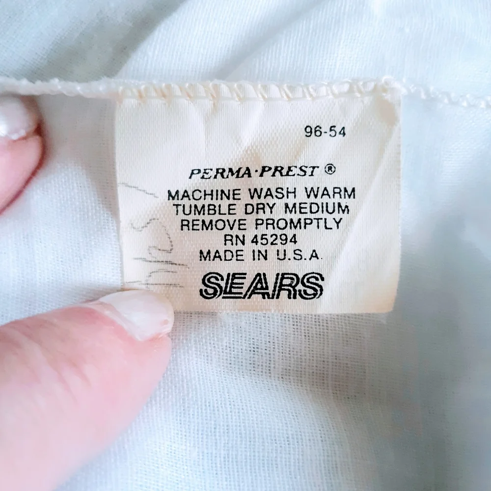 Sears 50% cotton